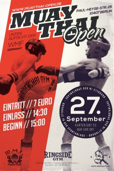 MUAYTHAI OPEN 27.09.2015